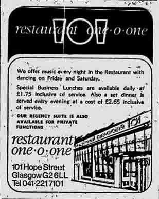 101 advert Hope Street